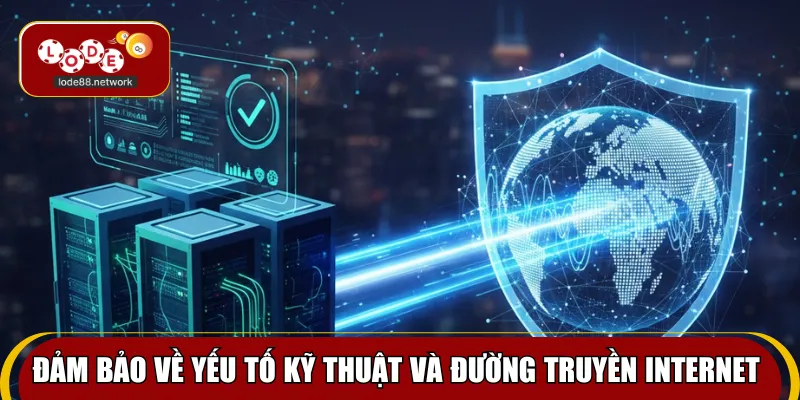 Đảm bảo về yếu tố kỹ thuật và đường truyền internet