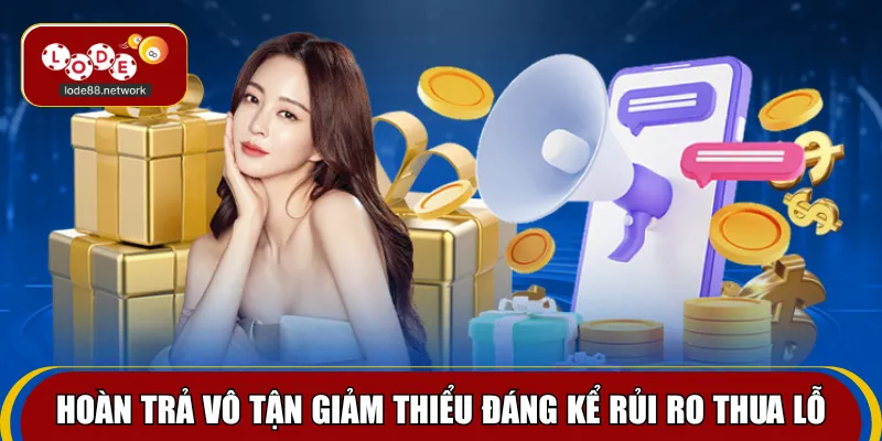 Hoàn trả vô tận giảm thiểu đáng kể rủi ro thua lỗ