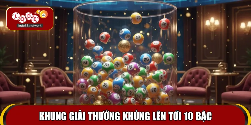 Khung giải thưởng khủng lên tới 10 bậc