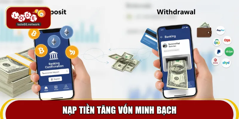Nạp tiền tăng vốn minh bạch