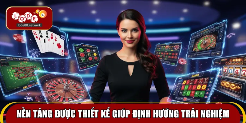 Nền tảng được thiết kế giúp định hướng trải nghiệm