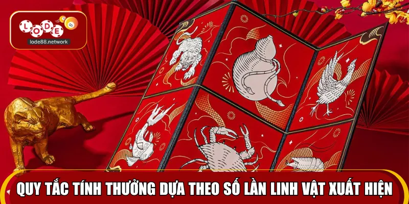 Quy tắc tính thưởng dựa theo số lần linh vật xuất hiện